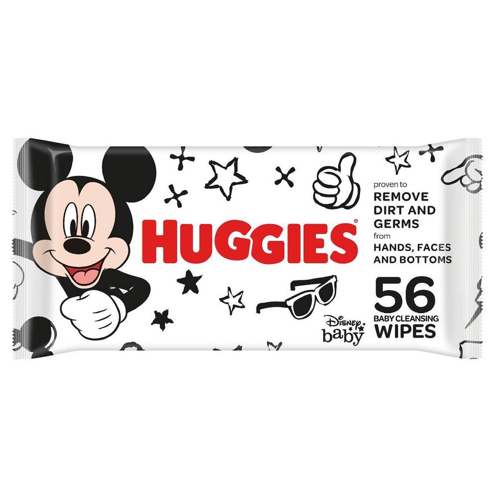 Серветки вологі Huggies Mickey Mouse, 56 шт., арт. 5029053580371