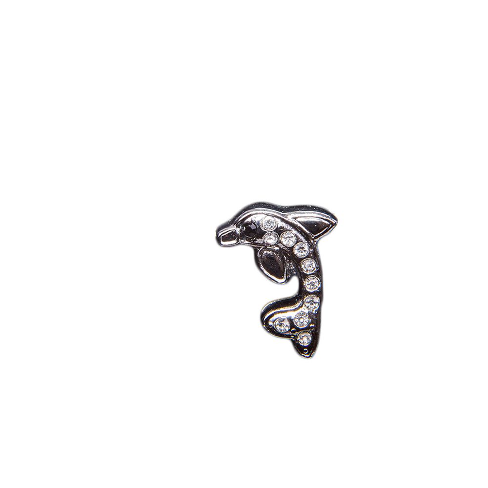 Эмодзи Dolphin, арт. AC2334, цвет Серебряный