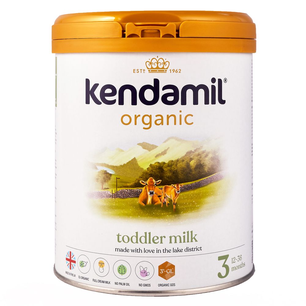 Органічна суха молочна суміш Kendamil Organic 3, 12-36 міс., 800 г, арт. 77000264