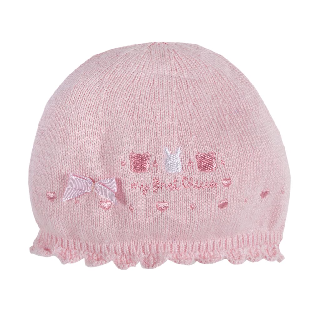 Вязаная шапка Pink Rabbit, арт. 090.04386.011, цвет Розовый