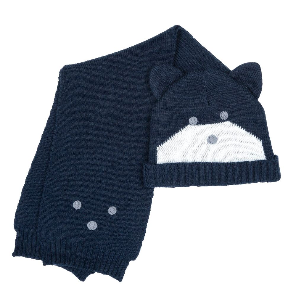 Комплект Susan Blue: шапка та шарф, арт. 090.04951.088, колір Синий