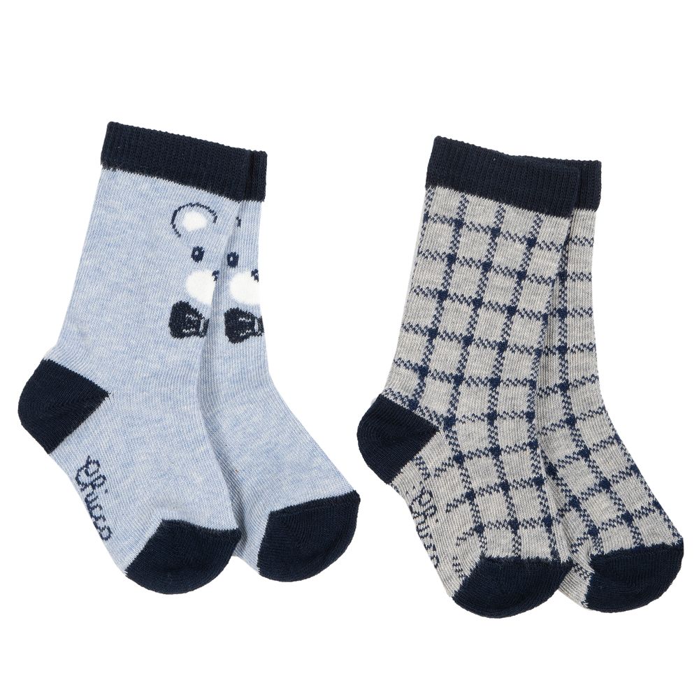 Шкарпетки (2 пари) Lucky mouse, арт. 090.01444.021, колір Голубой
