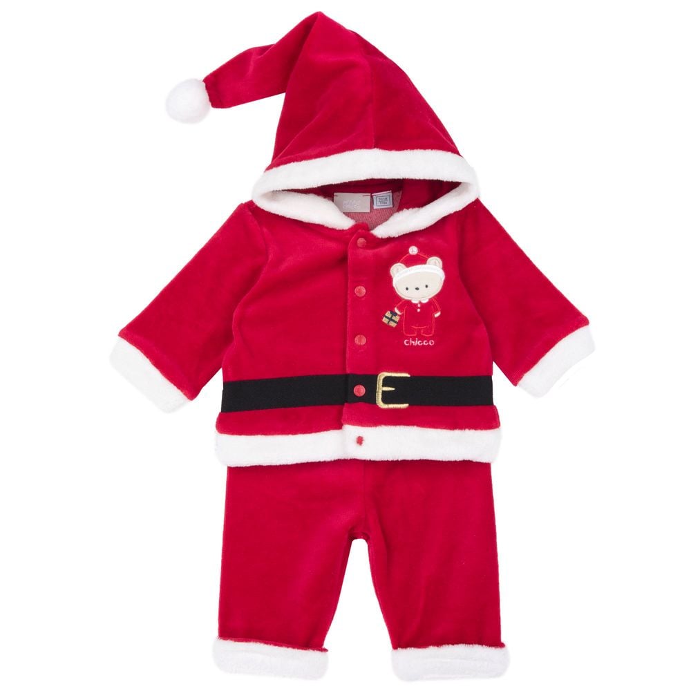 Костюм новогодний Santa: жакет и брюки, арт. 090.00783.075, цвет Красный