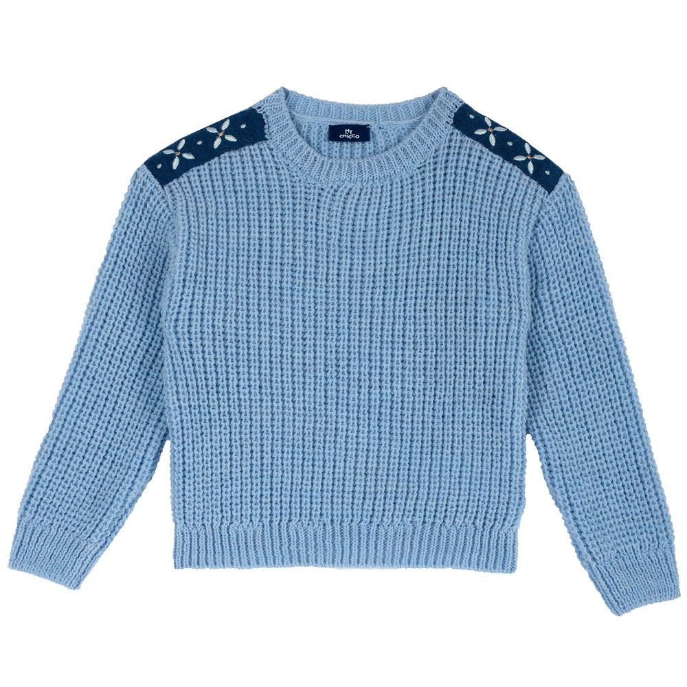 Пуловер Сrystal, арт. 090.64687.025, колір Голубой