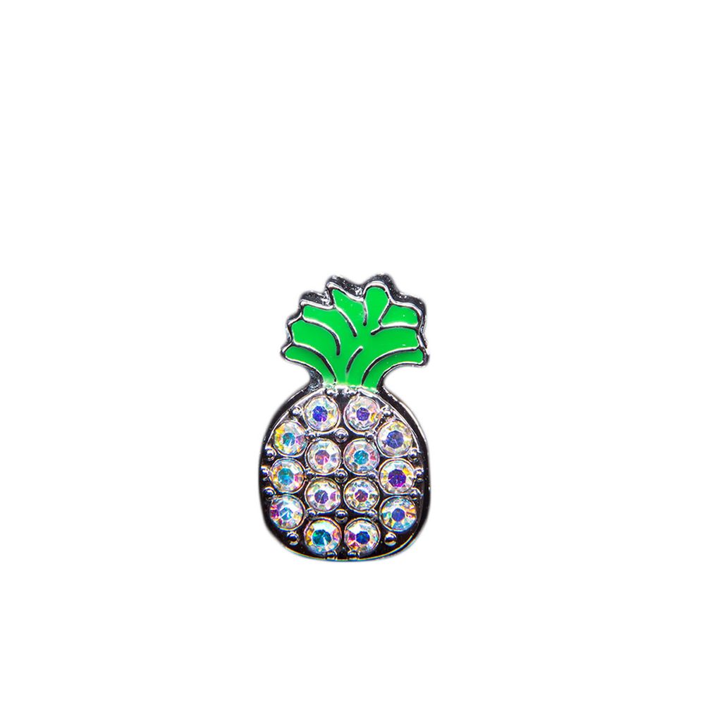 Эмодзи Fashion pineapple, арт. AC2357, цвет Серебряный