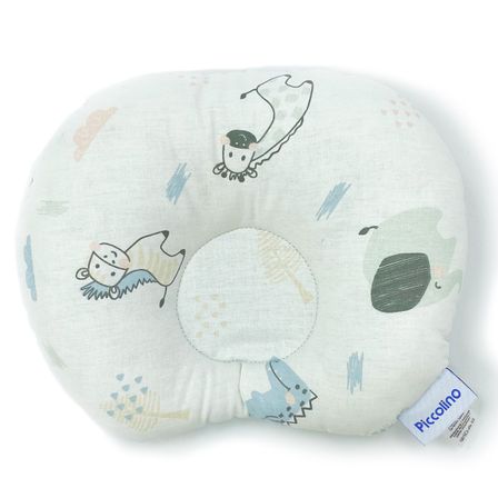 Ортопедическая подушка Piccolino "Animal world" для новорожденных, 20х23 см , арт. 111805.02, цвет Мятный