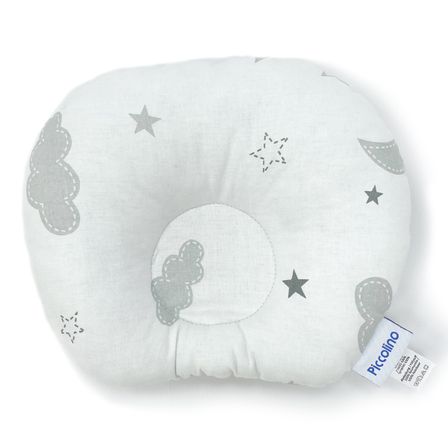 Ортопедическая подушка Piccolino "Honey dreams" для новорожденных, 20х23 см , арт. 111805.01, цвет Серый