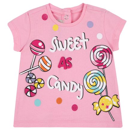 Футболка Sweet candy, арт. 090.67105.015, колір Розовый