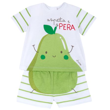 Костюм Pear: футболка і шорти, арт. 090.76381.051, колір Светло-зеленый