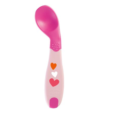 Ложка First Spoon, 8 м+, арт. 16100, колір Розовый