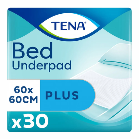 Пелюшки одноразові Tena Bed Plus 60х60см, 30 шт., арт. 7322540800746