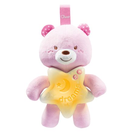 Игрушка музыкальная "Goodnight Bear", арт. 09156, цвет Розовый
