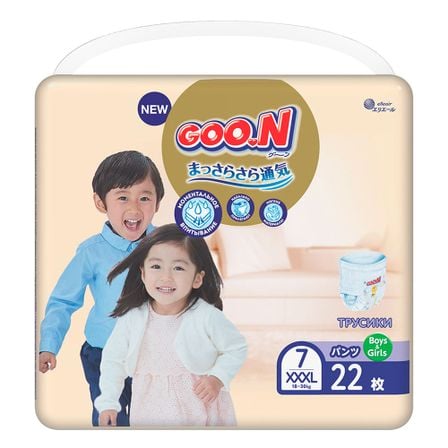 Підгузки-трусики Goo.N Premium Soft, розмір 3XL, 18-30 кг, 22 шт., арт. 863231
