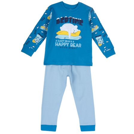 Пижама Happy Bear, арт. 090.31367.028, цвет Голубой