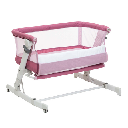 Детская кроватка Next2Me Pop Up, арт. 79299, цвет Розовый
