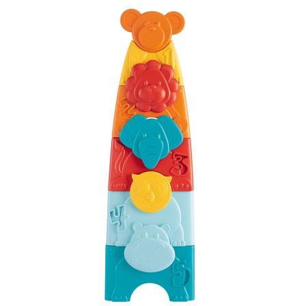 Іграшка-пірамідка 2 в 1 Eco+ "Зоовежа", арт. 11570.00