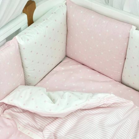 Комплект постельного белья Piccolino "Pink stars", арт. 111777.02, цвет Розовый