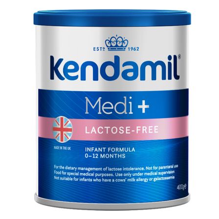 Суха молочна суміш без лактози Kendamil Medi+, 0-12 міс., 400 г, арт. 77000212