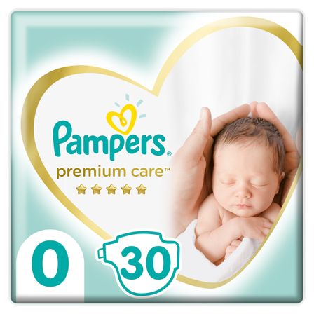 Подгузники Pampers Premium Care, размер 0, до 3 кг, 30 шт, арт. 4015400536857