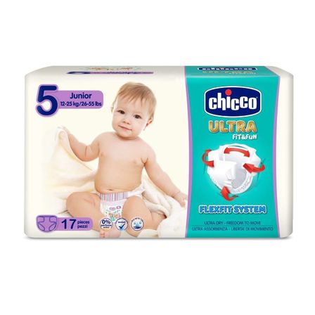 Подгузники Chicco Ultra Fit&Fun Junior, 12-25 кг, 17 шт., арт. 08384.00
