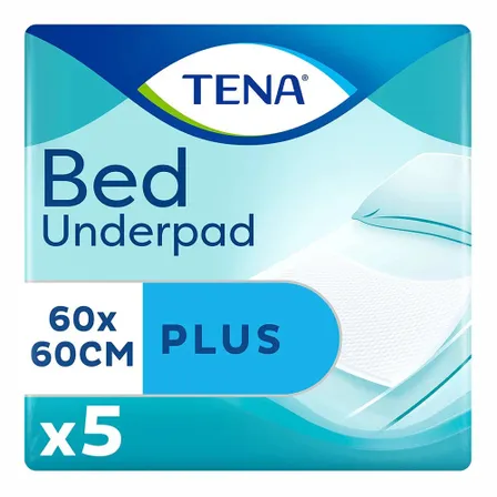 Пелюшки одноразові Tena Bed Plus 60х60см, 5 шт., арт. 7322540801910