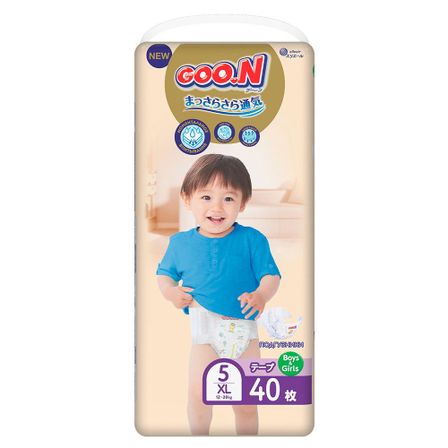 Підгузки Goo.N Premium Soft, розмір XL, 12-20 кг, 40 шт., арт. 863226