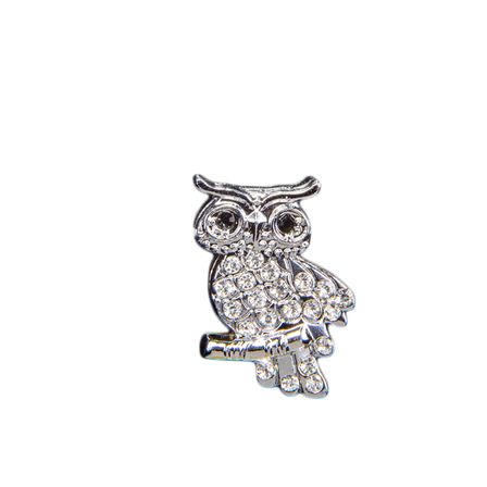 Эмодзи Silver owl, арт. AC2240.1, цвет Серебряный