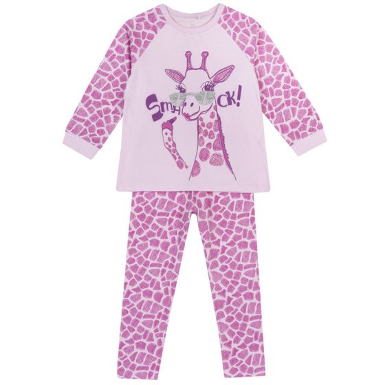 Пижама Glamorous giraffe, арт. 090.31351.016, цвет Розовый