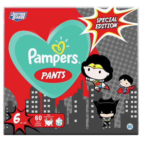Подгузники-трусики Pampers Pants SPECIAL EDITION, размер 6, 15+ кг, 60 шт, арт. 8001841968339