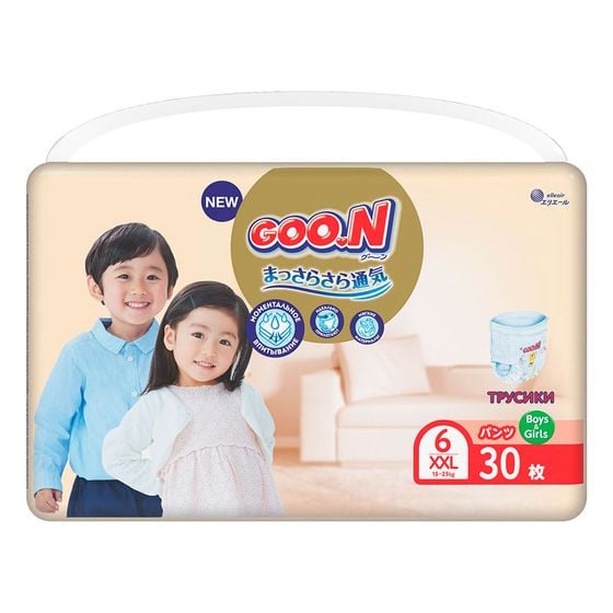 Підгузки-трусики Goo.N Premium Soft, розмір 2XL, 15-25 кг, 30 шт., арт. 863230