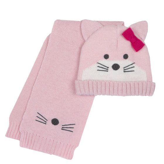 Комплект Susan: шапка та шарф, арт. 090.04951.010, колір Розовый