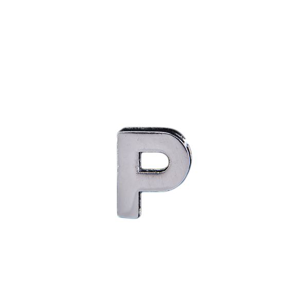 Металева літера P, арт. GMLT00926, колір Серебряный
