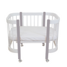 Кроватка-трансформер 3 в 1 Piccolino Sweet Dreams, арт. 11501, цвет Белый с серым (фото4)