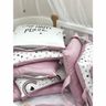 Сатинова постільна білизна Piccolino "My happy place", рожевий, арт. 111778.01, колір Розовый (фото10)