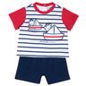 Костюм Little sailor: футболка і шорти, арт. 090.76472.085, колір Синий с белым