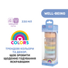 Бутылочка пластик Well-Being Colors, 330мл, соска силикон, 4м+, арт. 28637.00, цвет Оранжевый (фото6)