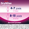 Подгузники-трусики Huggies DryNites для девочек, 17-30 кг, 10 шт, арт. 5029053527581 (фото9)
