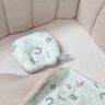 Ортопедична подушка Piccolino "Spring mood" для новорожденных, 20х23 см, арт. 111805.03, колір Пудровый (фото3)