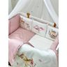 Сатиновое постельное белье Piccolino "Sweet dream", розовый, арт. 111779.01, цвет Розовый (фото2)