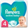Подгузники Pampers Active Baby, размер 4, 9-14 кг, 70 шт, арт. 8001090948250