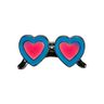 Емодзі Heart Sunglasses Glow in the dark, арт. AC2383, колір Голубой