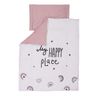 Сатинова постільна білизна Piccolino "My happy place", рожевий, арт. 111778.01, колір Розовый (фото12)
