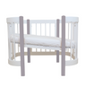 Кроватка-трансформер 3 в 1 Piccolino Sweet Dreams, арт. 11501, цвет Белый с серым (фото3)